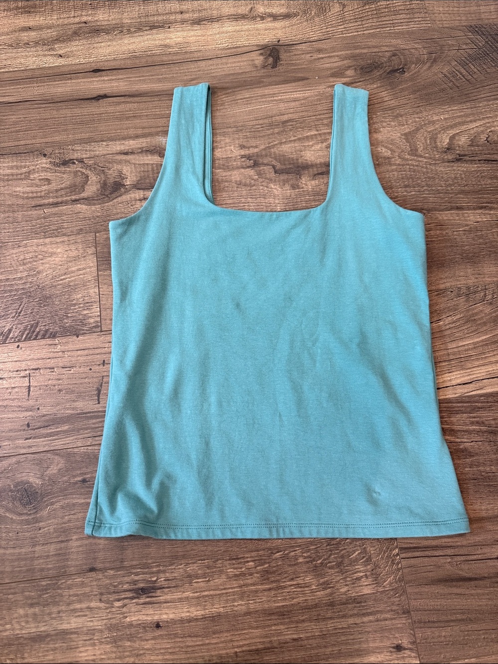 Abercrombie & Fitch Teal Square Neck Tank